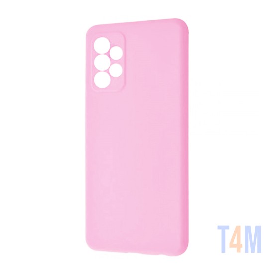 Funda de Silicona Suave para Samsung Galaxy A72 5g Rosa